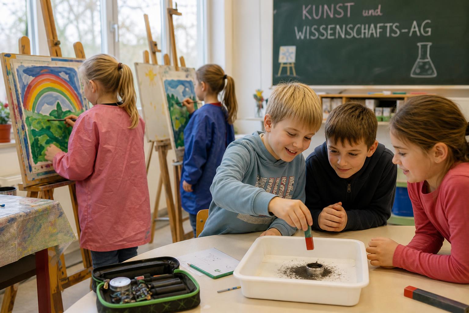 Über 20 Arbeitsgemeinschaften — für jedes Kind etwas